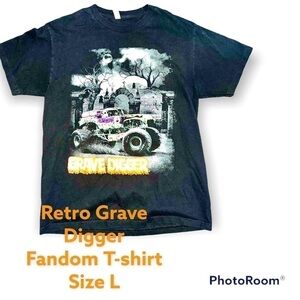 Monster Truck Gravedigger Tee